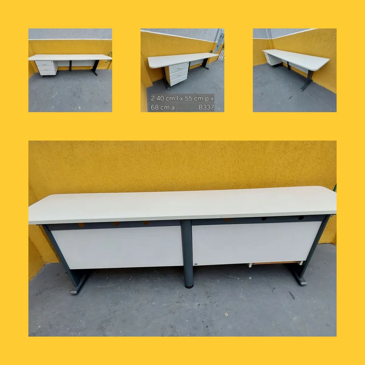 Mesa de Escritório 2.40 cm X 55 cm
