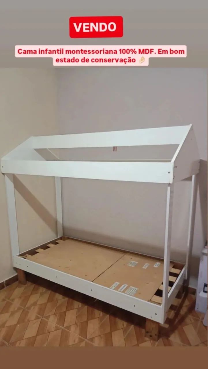 Montessori-style bed, 100% MDF