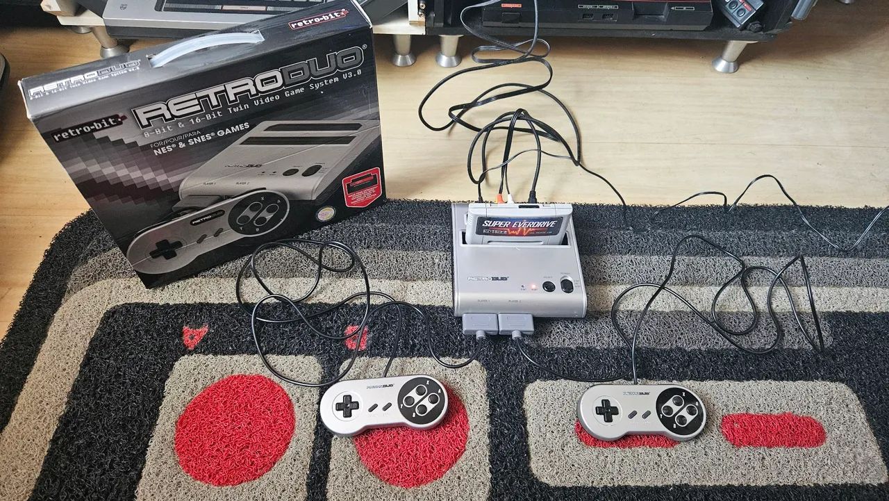 Console Retro-Bit Retro Duo em para NES e SNES/Super Nintendo