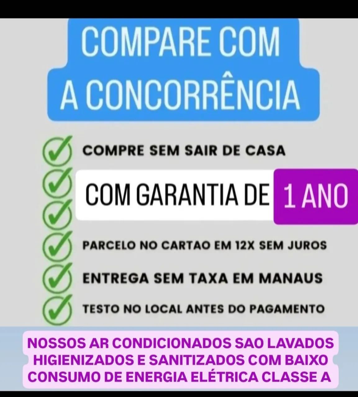 Ar condicionado Electrolux 220Volts Gelando muito parcelamos no cartão de crédito em 12x - Foto 3