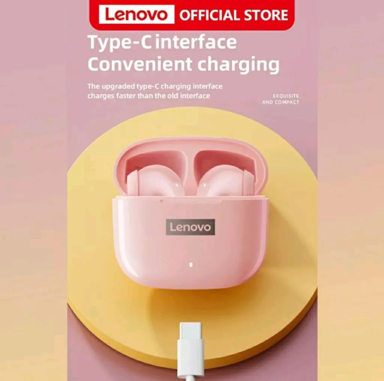 Fone De Ouvido Lenovo LP40 - Foto 4