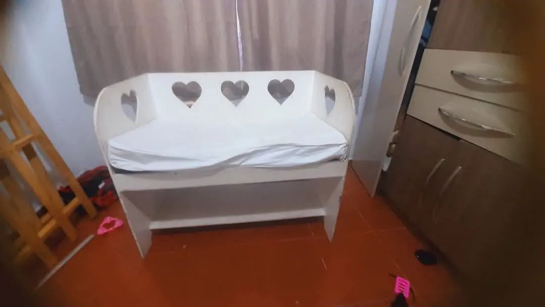 Mini berço com colchão