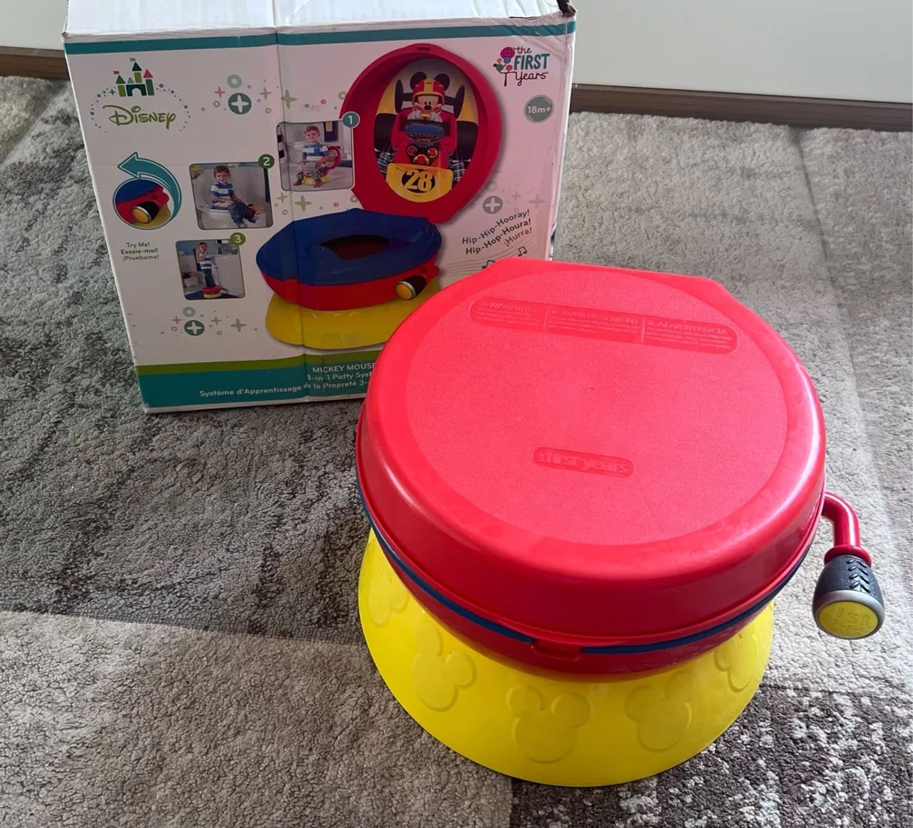 Penico infantil Mickey Mouse - 3 em 1 - Foto 3