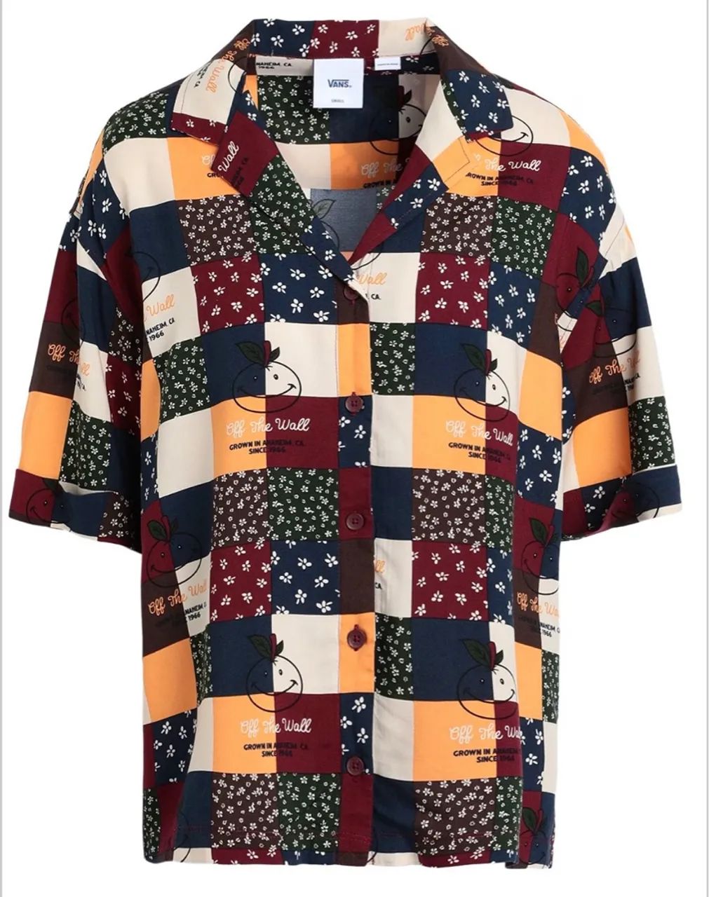 Camisa Vans Off The Wall Patchwork