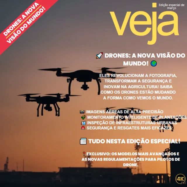 Filmagem e Foto Aérea com Drone HD e 4K - Foto 2