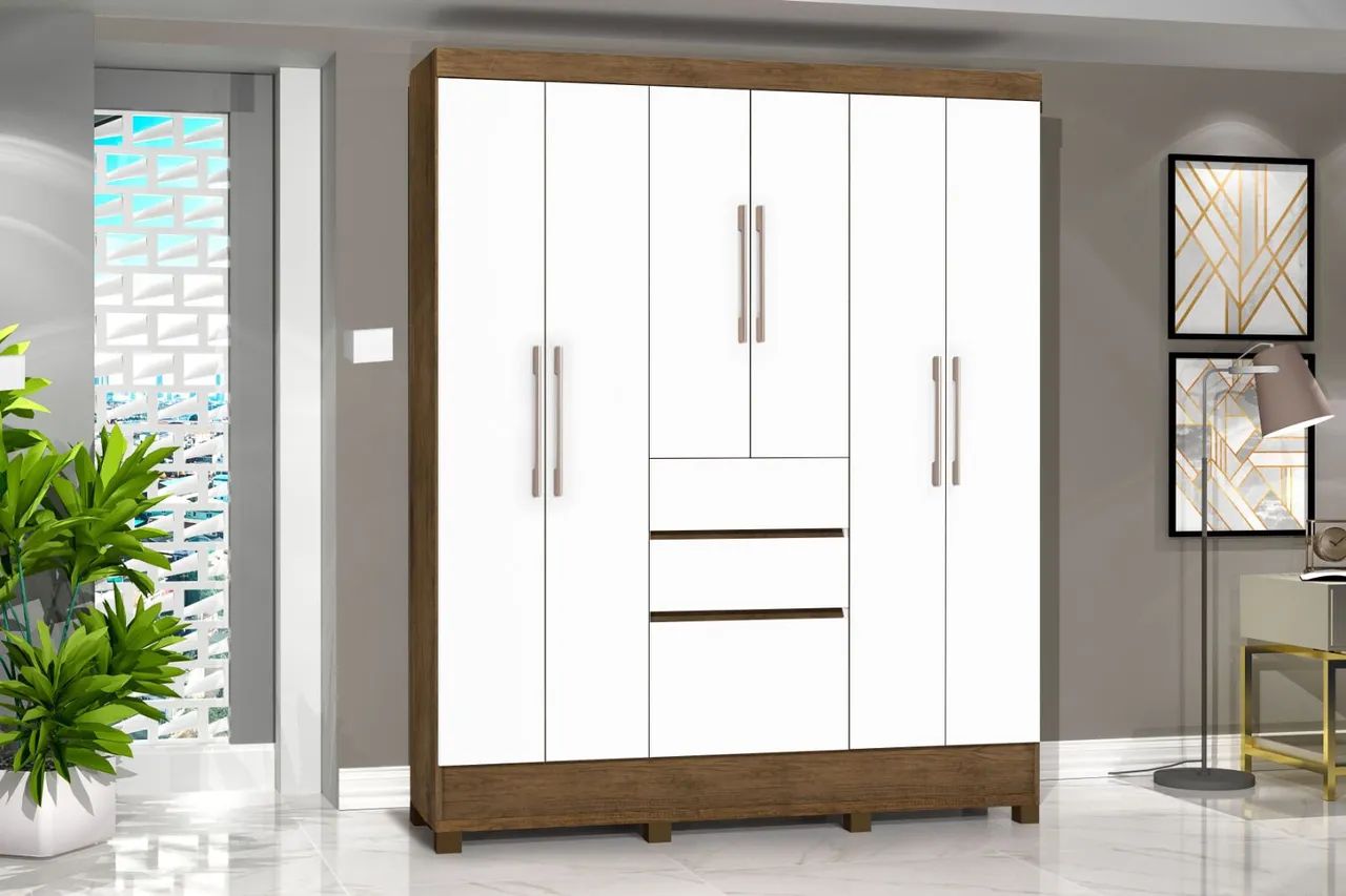 Guarda roupa doripel 6 portas - Foto 5