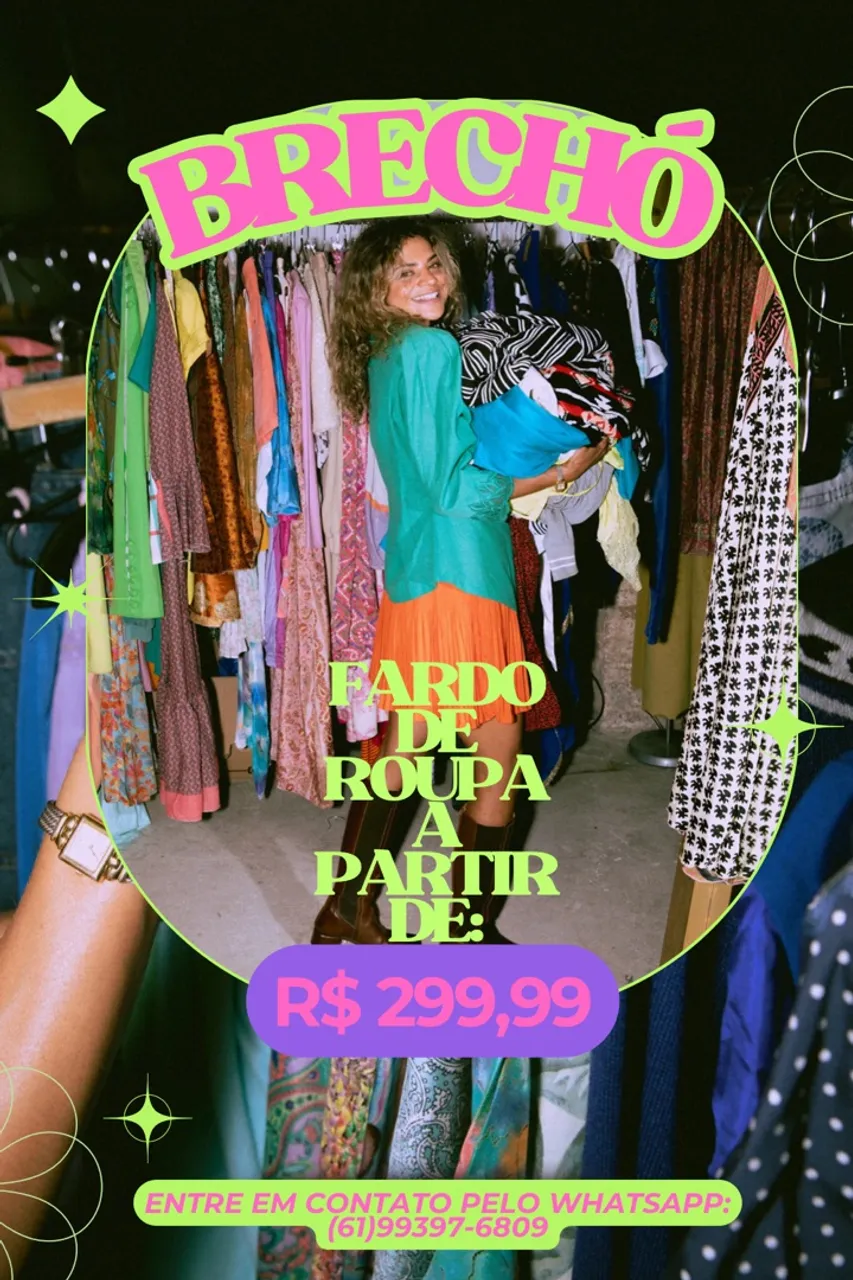 Fardo de roupas a partir de R$ 299,99