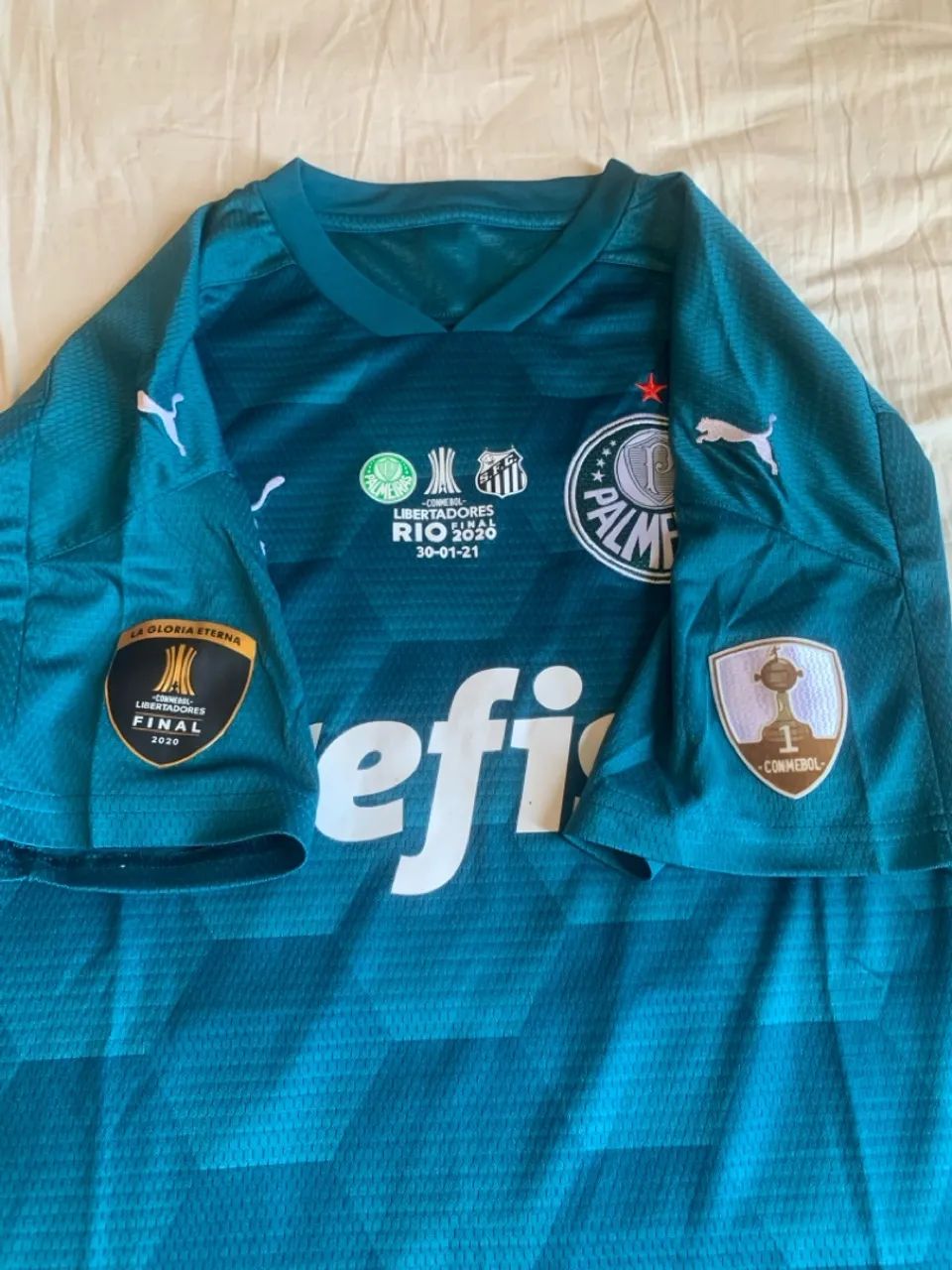 Camisa Palmeiras goleiro final Libertadores 2020 - Foto 4
