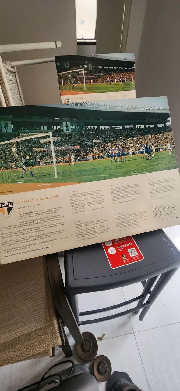 Quadro CAMPEÃO DO MUNDO gol de falta do Raí - Foto 5