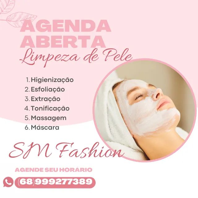 Limpeza de pele com promoção 