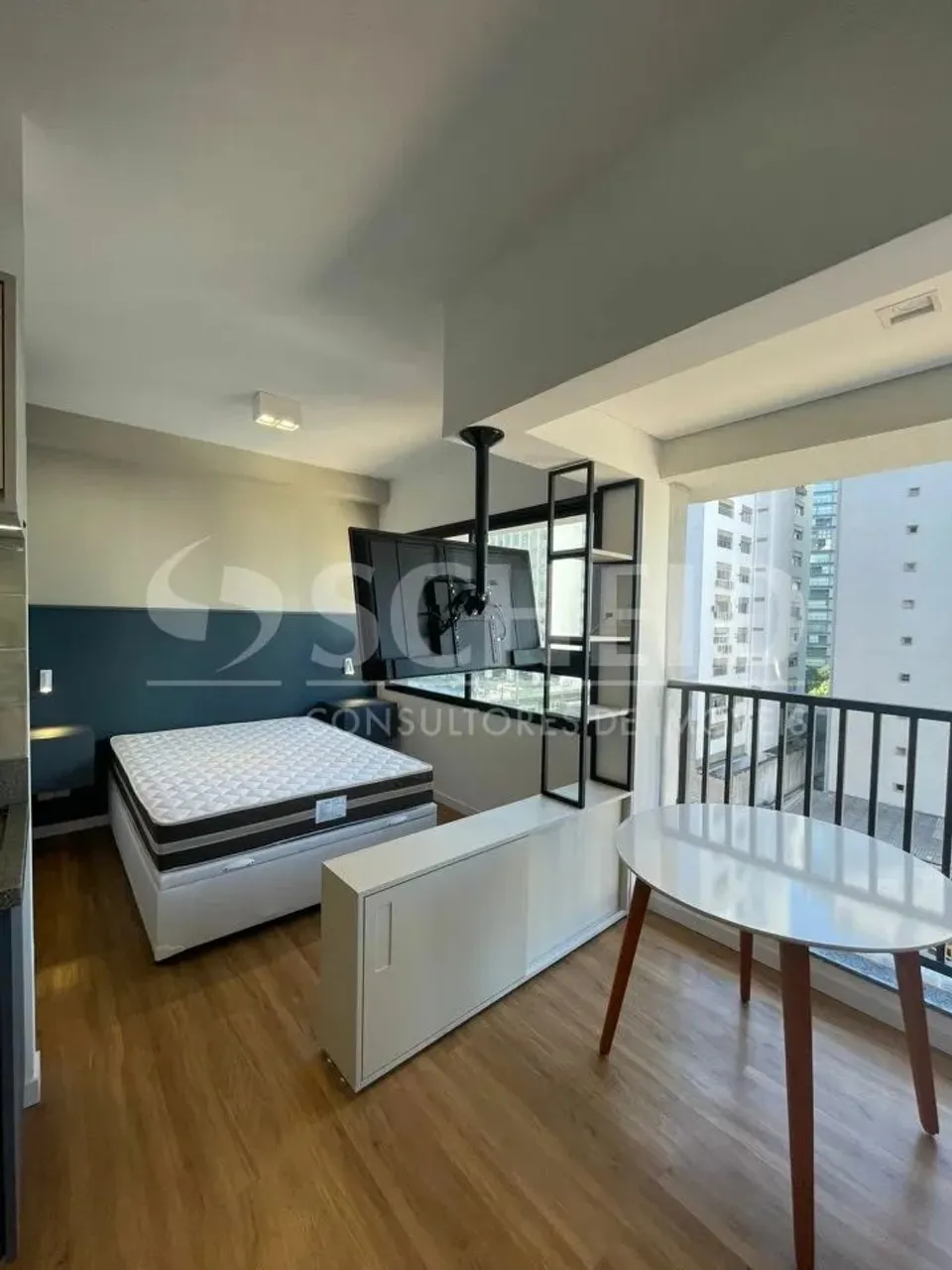 Studio mobiliado para locação em Pinheiros