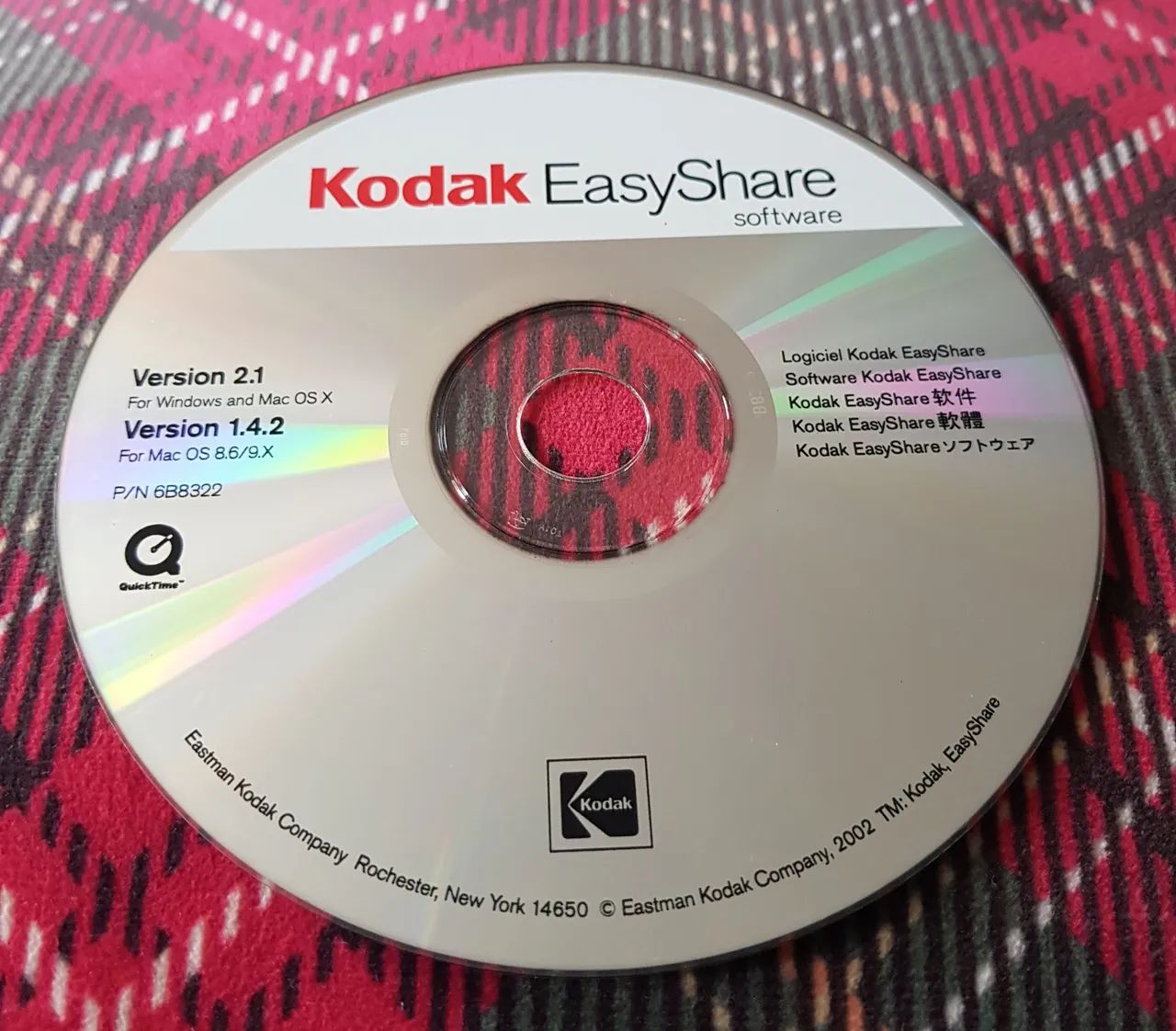 Cd kodak Easy Share software 2002
