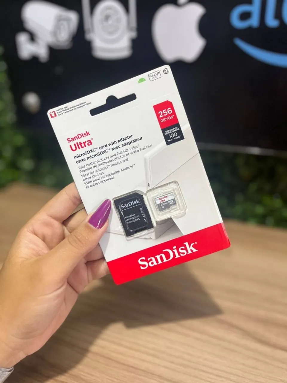 Cartão de Memoria 256GB - SanDisk Ultra - Classe 10