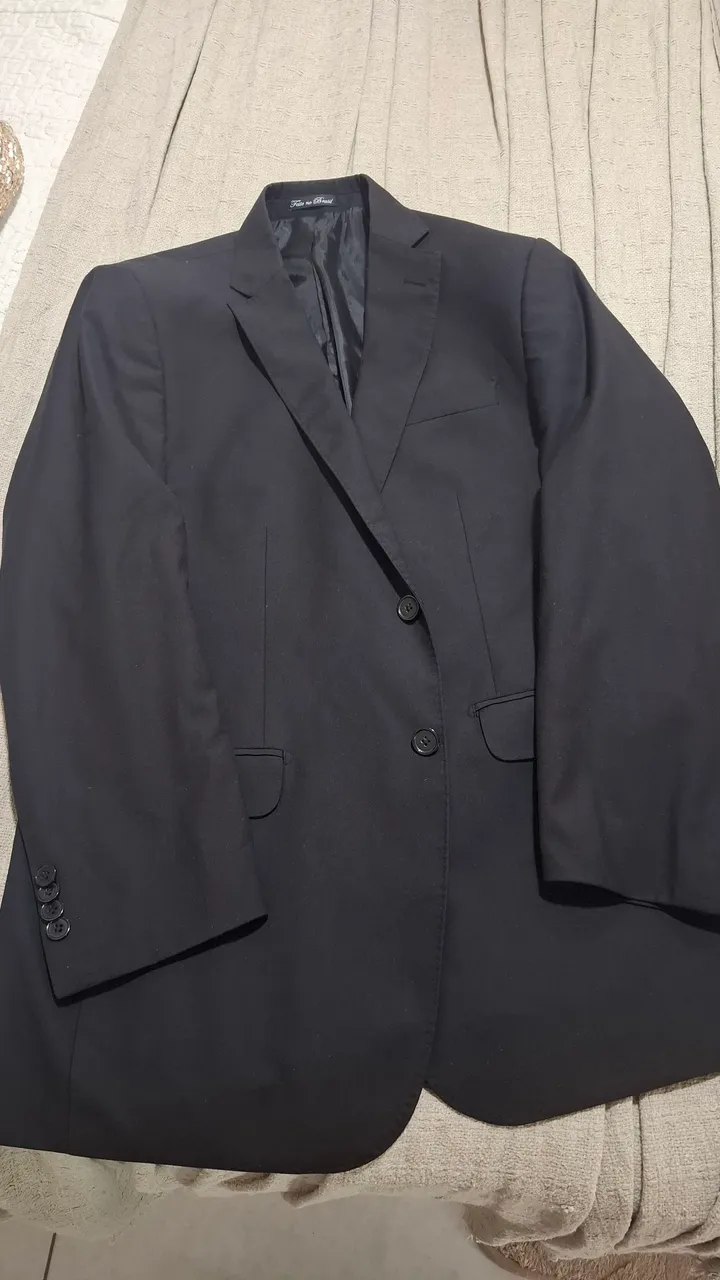 Terno Masculino Elegante - Preto
