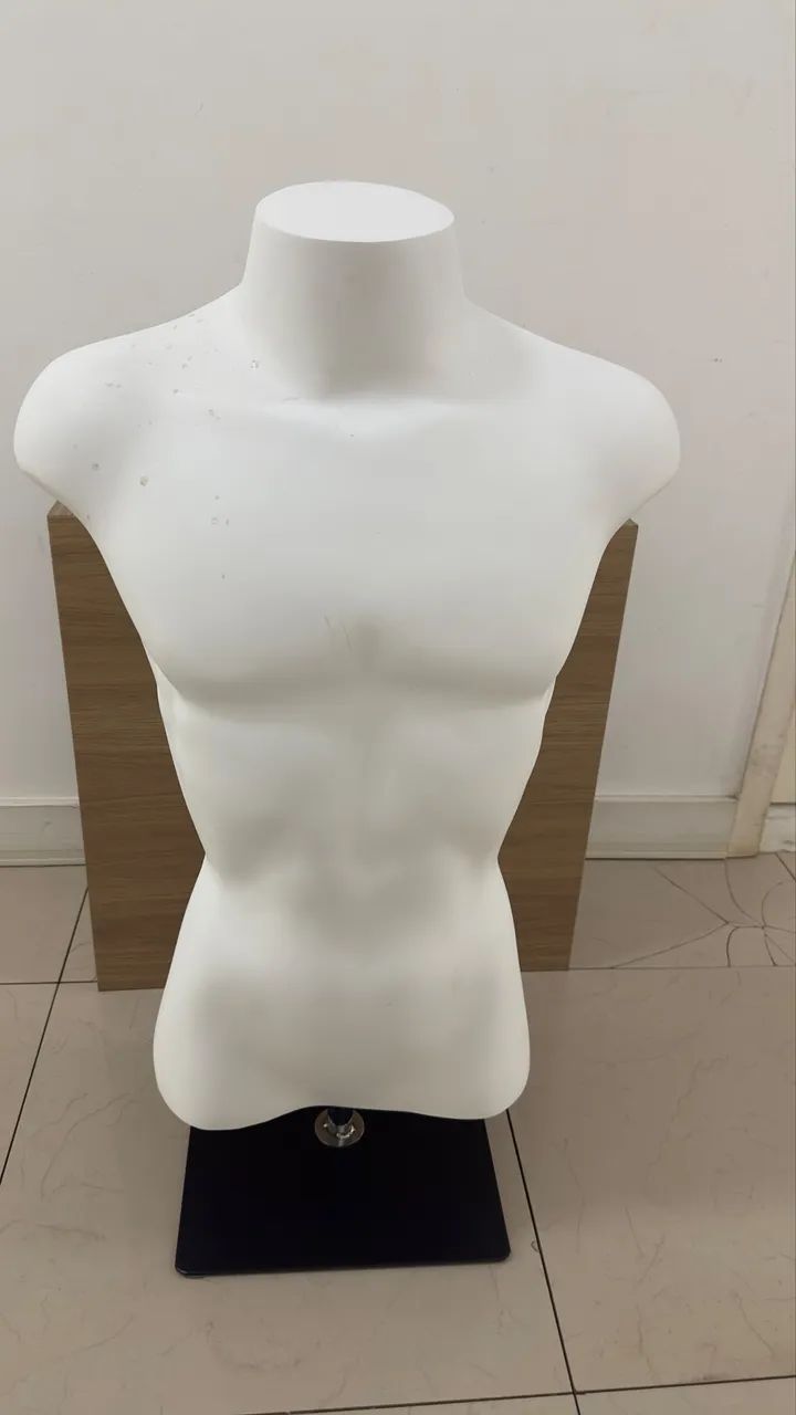 02 bustos e exposição branco fosco com pedestal - Foto 2