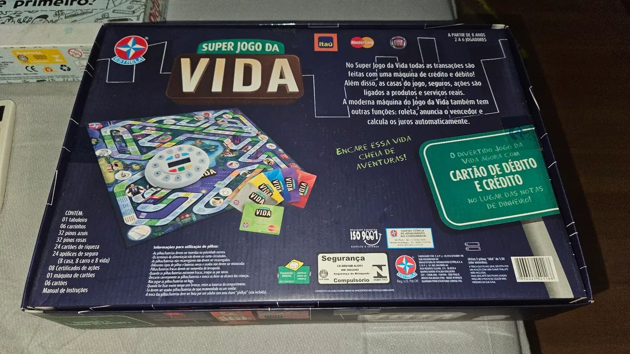 Jogo de Tabuleiro Super Jogo da Vida - Com Cartão de Débito e Crédito! - Foto 2