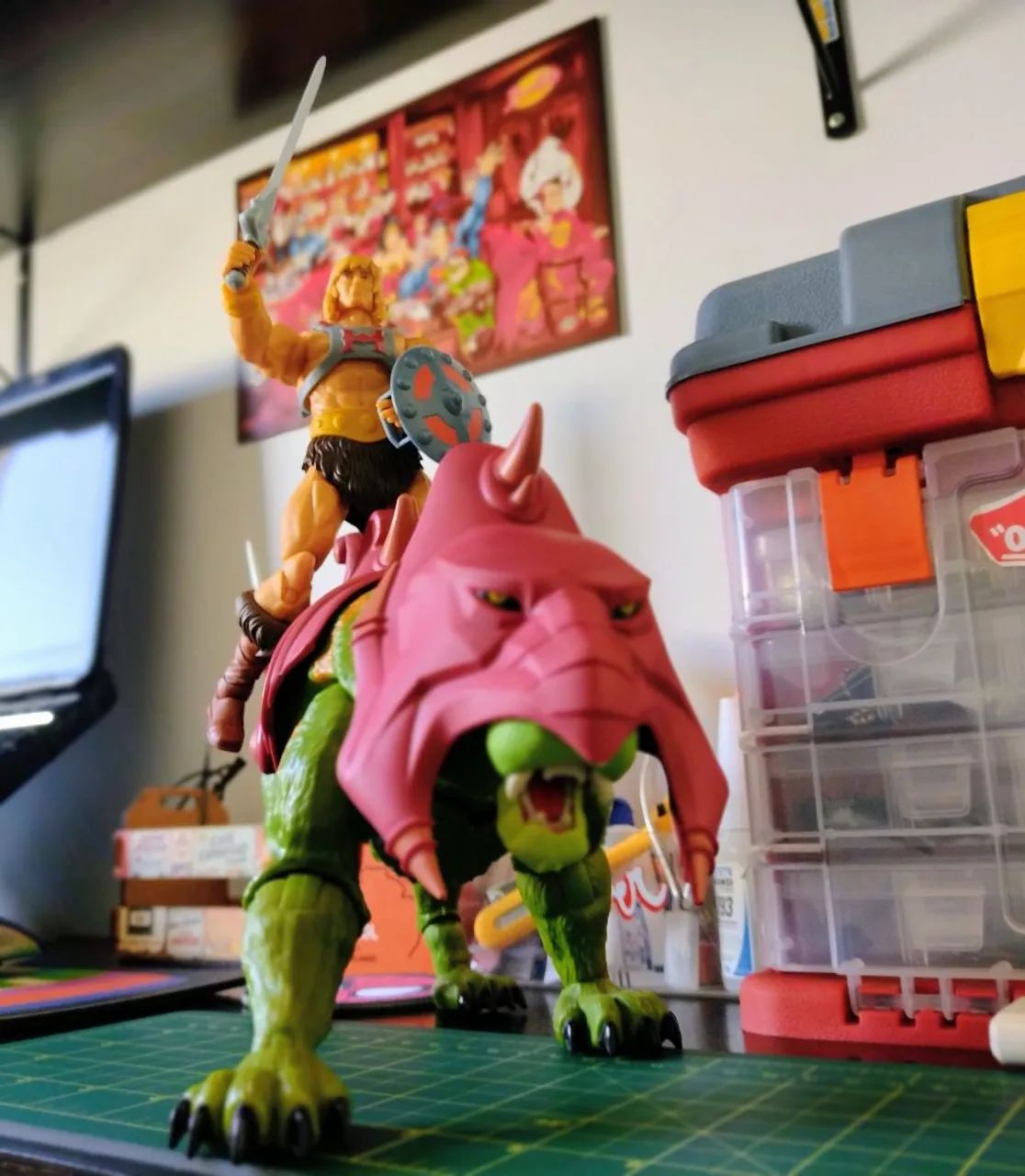 He-Man & Gato Guerreiro THE MASTER OF THE UNIVERSE REVELATION  - Foto 6