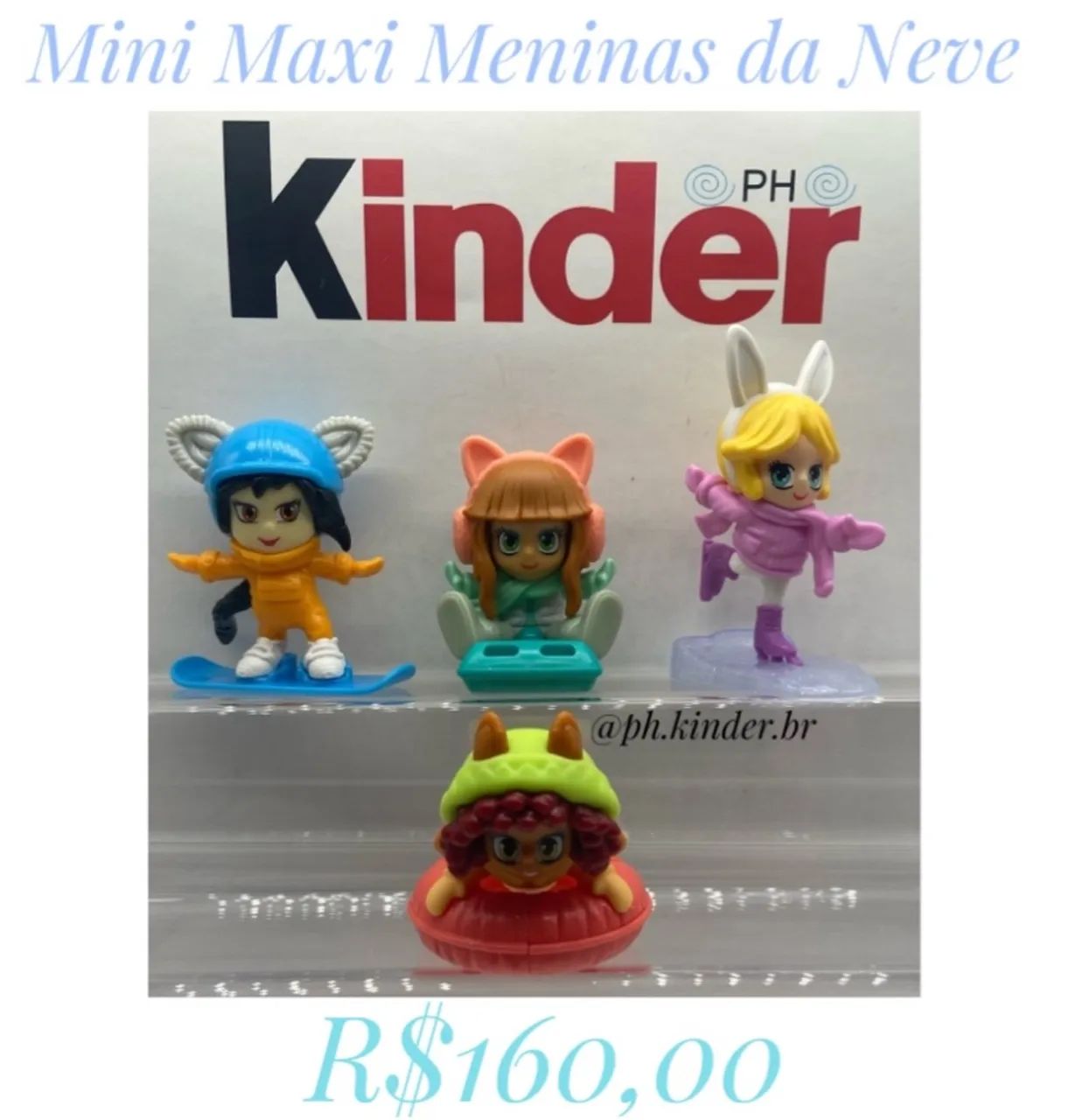 Kinder ovo mini maxi- meninas da neve