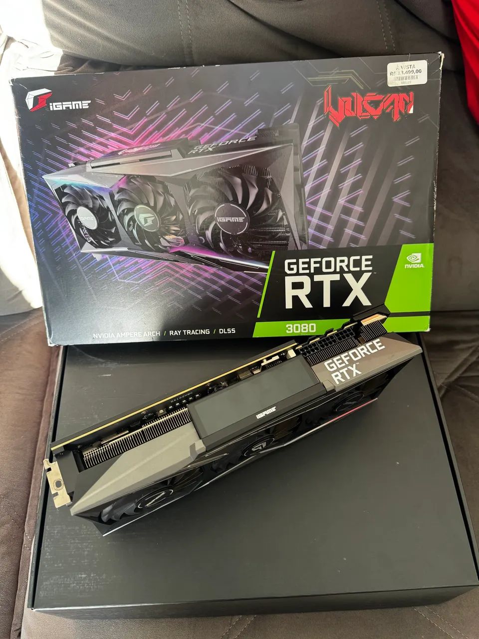RTX 3080 VULKAN IGAME LCD 10GB  - Foto 3