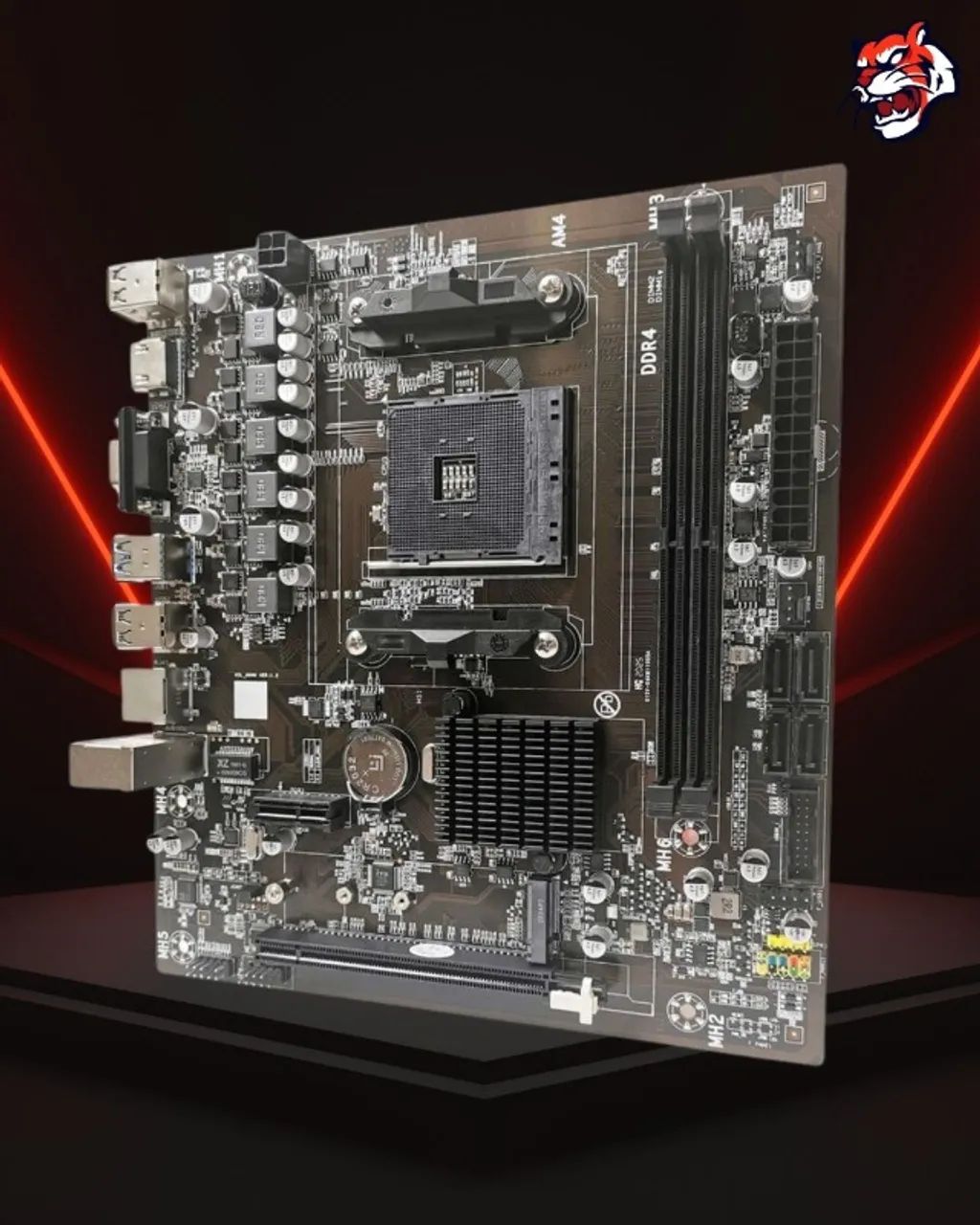 Placa Mãe AMD A320 DDR4 | GT  Entrega Gratis 1 ano de garantia e nota