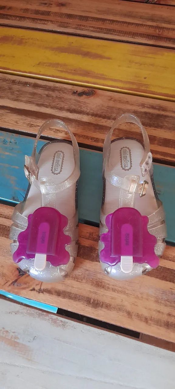 Sandálias Melissa Infantil com Sorvete - Novas!