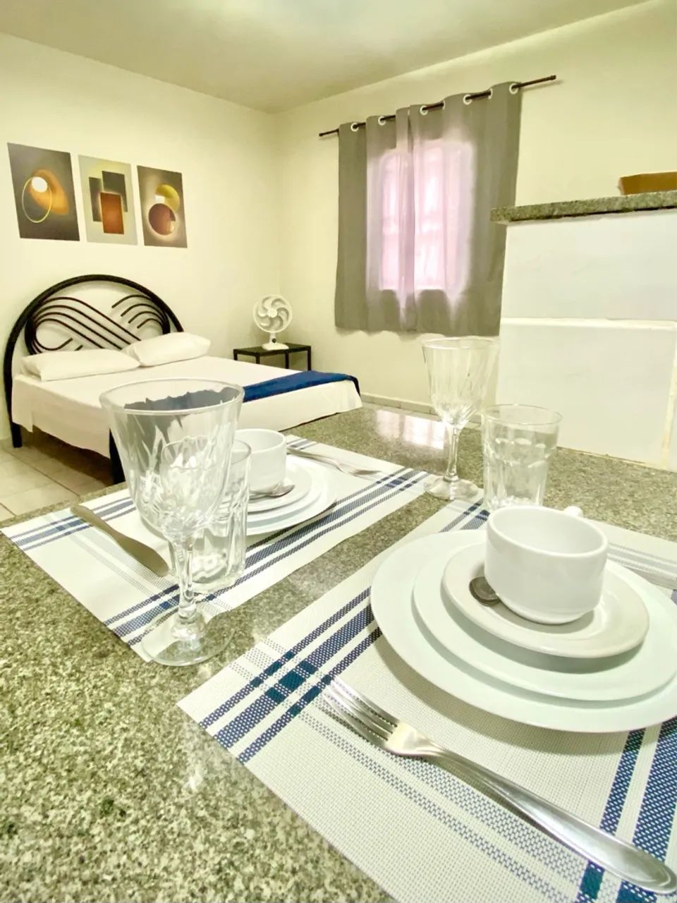 Kitnet Mobiliada 1 Dorm. / Coz. / Wc (já inclui água, energia, gás, iptu) próx Unesp