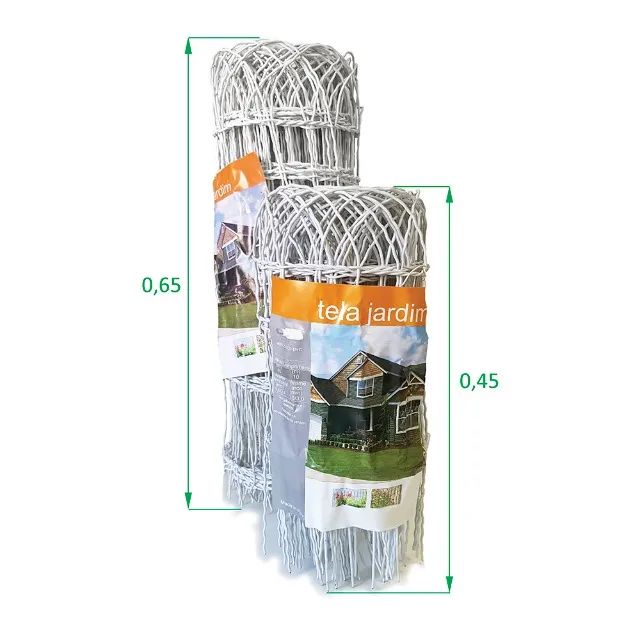 Tela Cerca Decorativa para Jardim Creme 0,65 ou 0,40 X 10 1 unidade