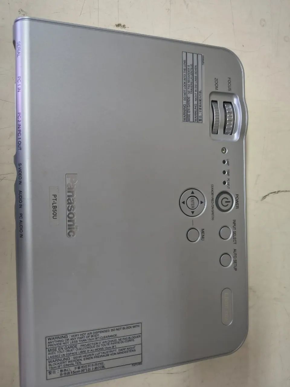 PROJETOR PANASSONIC PT-LB50U - perfeito, leve e bem conservado, show!!!! - Foto 5