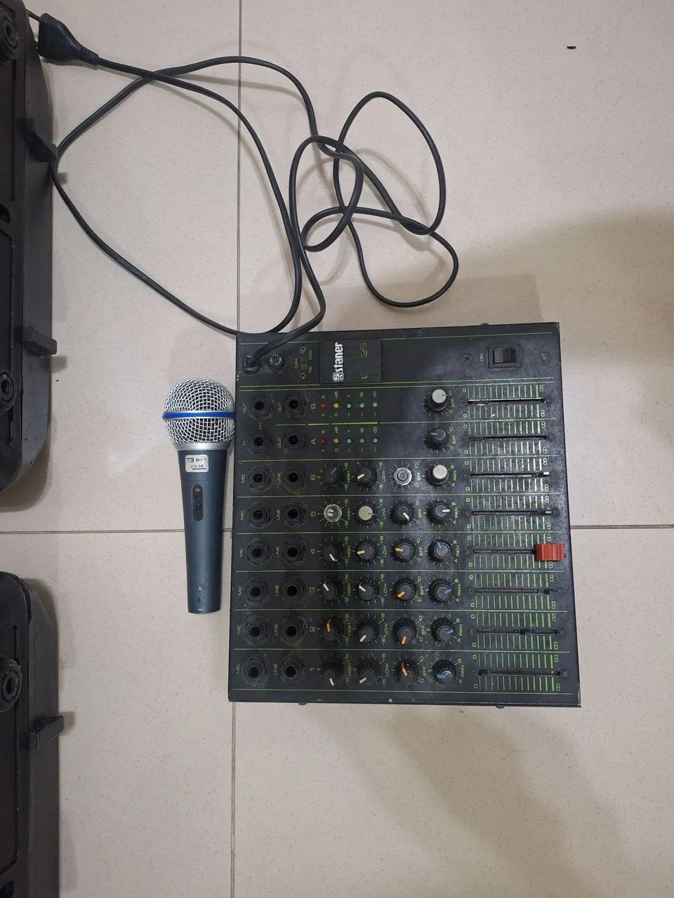 Acoustic speakers, sound mixer and microphone64595542670209124