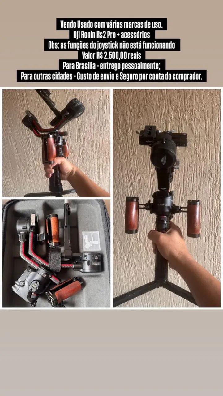 Dji Ronin RS2 pro usado
