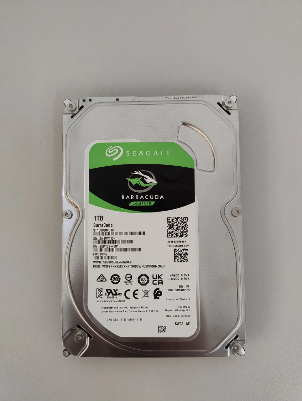 HD Seagate BarraCuda 1TB SATA