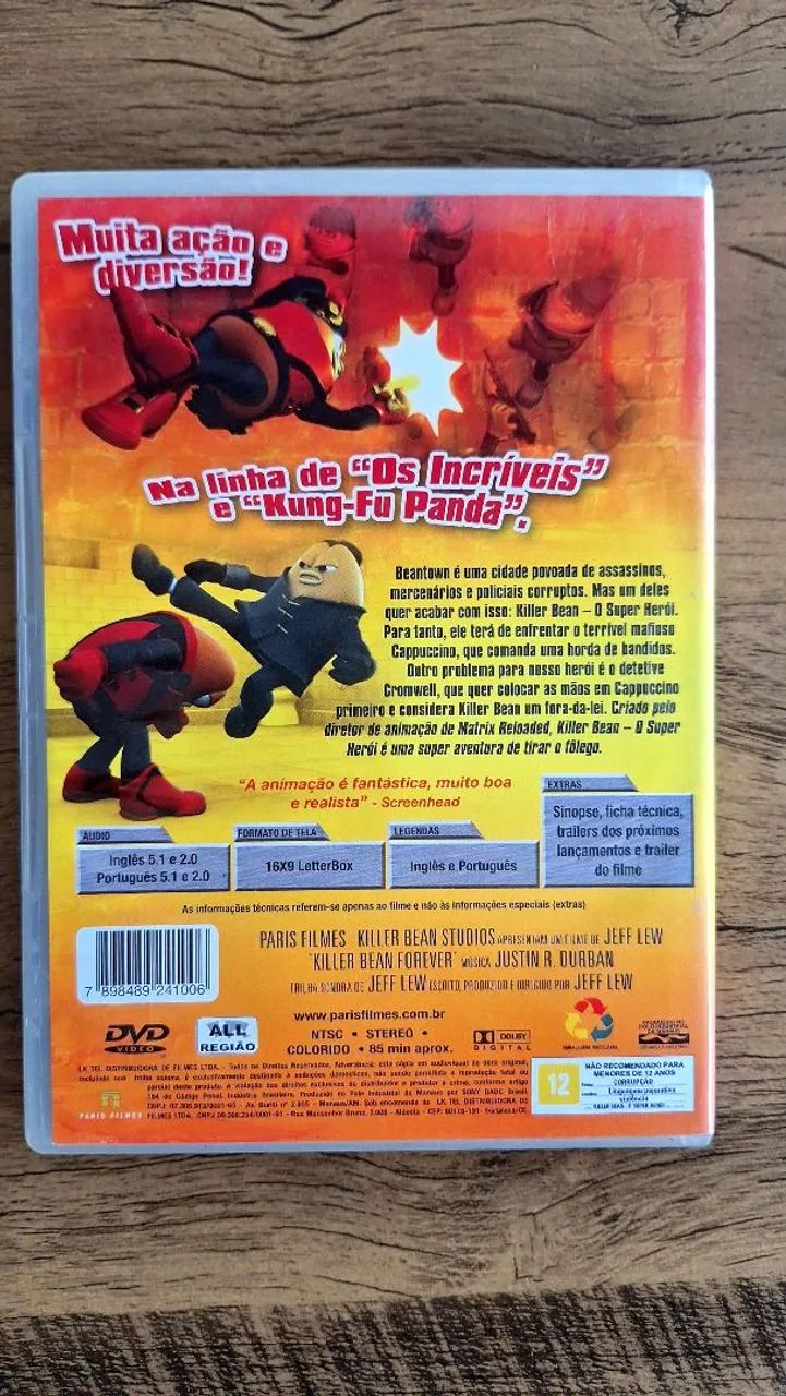 Killer Bean O Super-Herói - DVD  - Foto 2