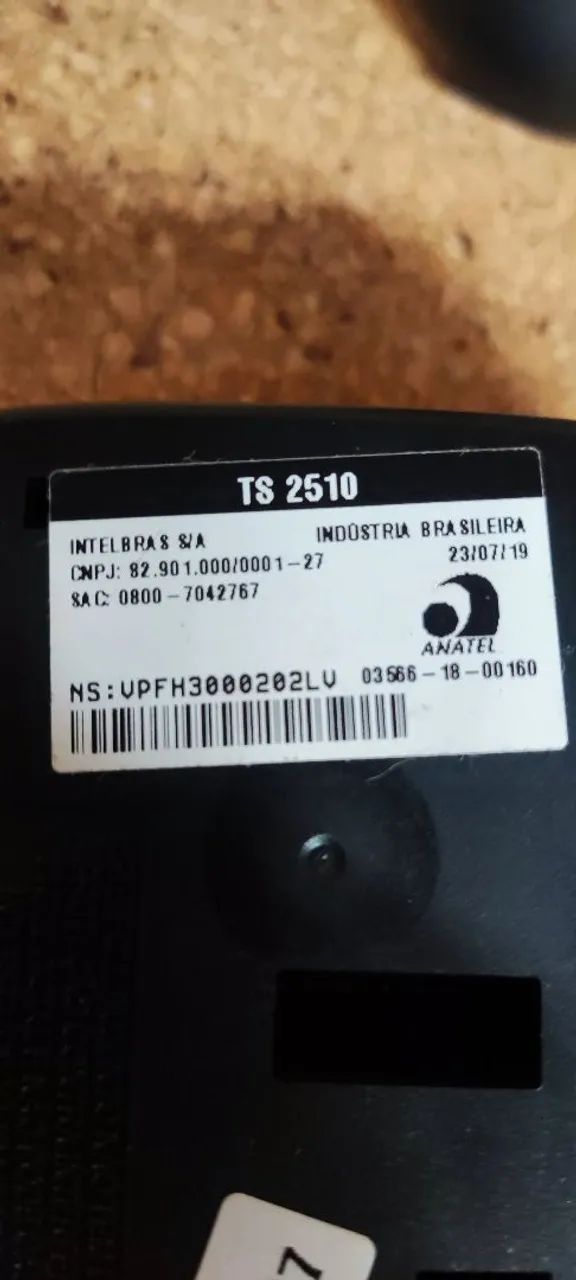 Telefone sem fio TS2510 INTELBRAS - Foto 6