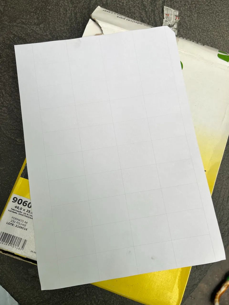 Etiqueta e saco plástico Sedex