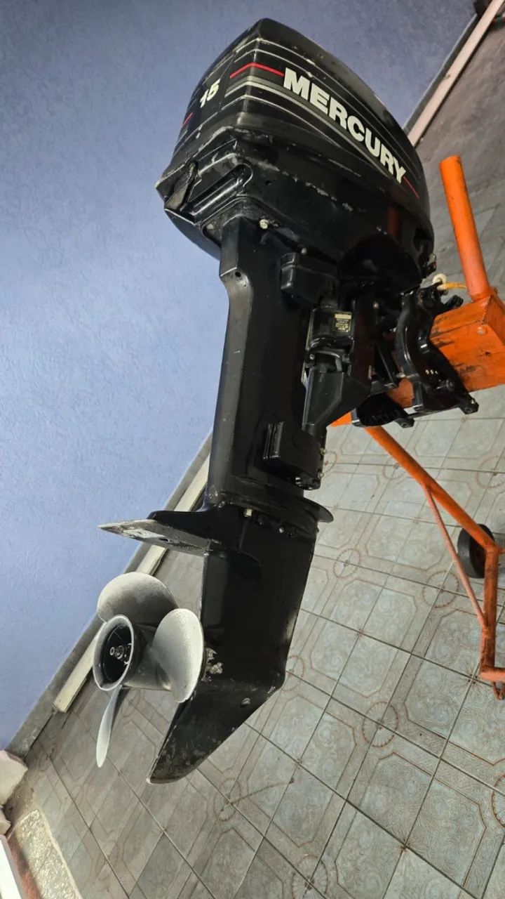 MOTOR POPA 15 HP - MERCURY - 2 TEMPOS - Foto 4