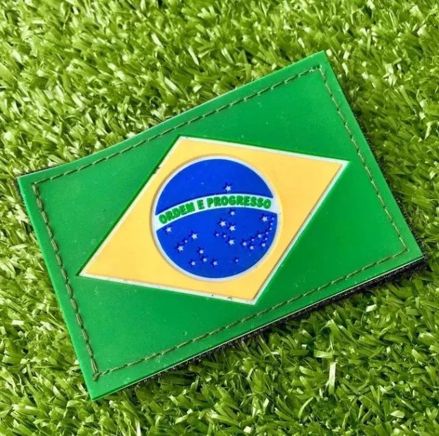 Patch Bandeira do Brasil 3D com Velcro - Alta Qualidade - Foto 5
