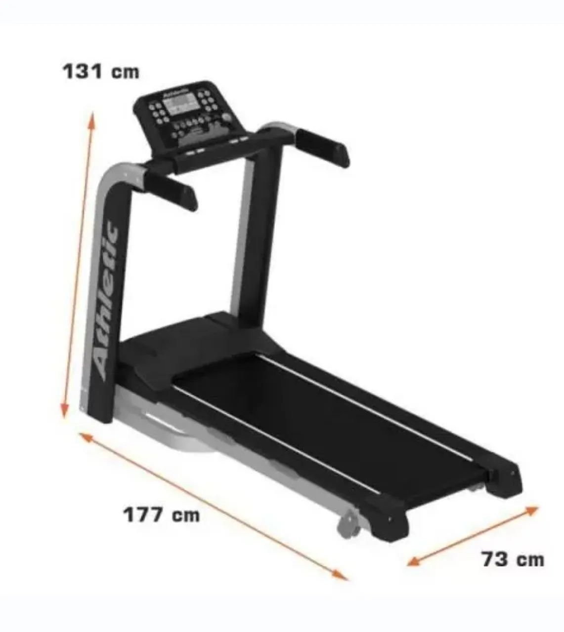 Esteira ATHLETIC RACER 16 KM/HORA BIVOLT ,DOBRÁVEL, NUCA FOI USADA,NA EMBALAGEM,