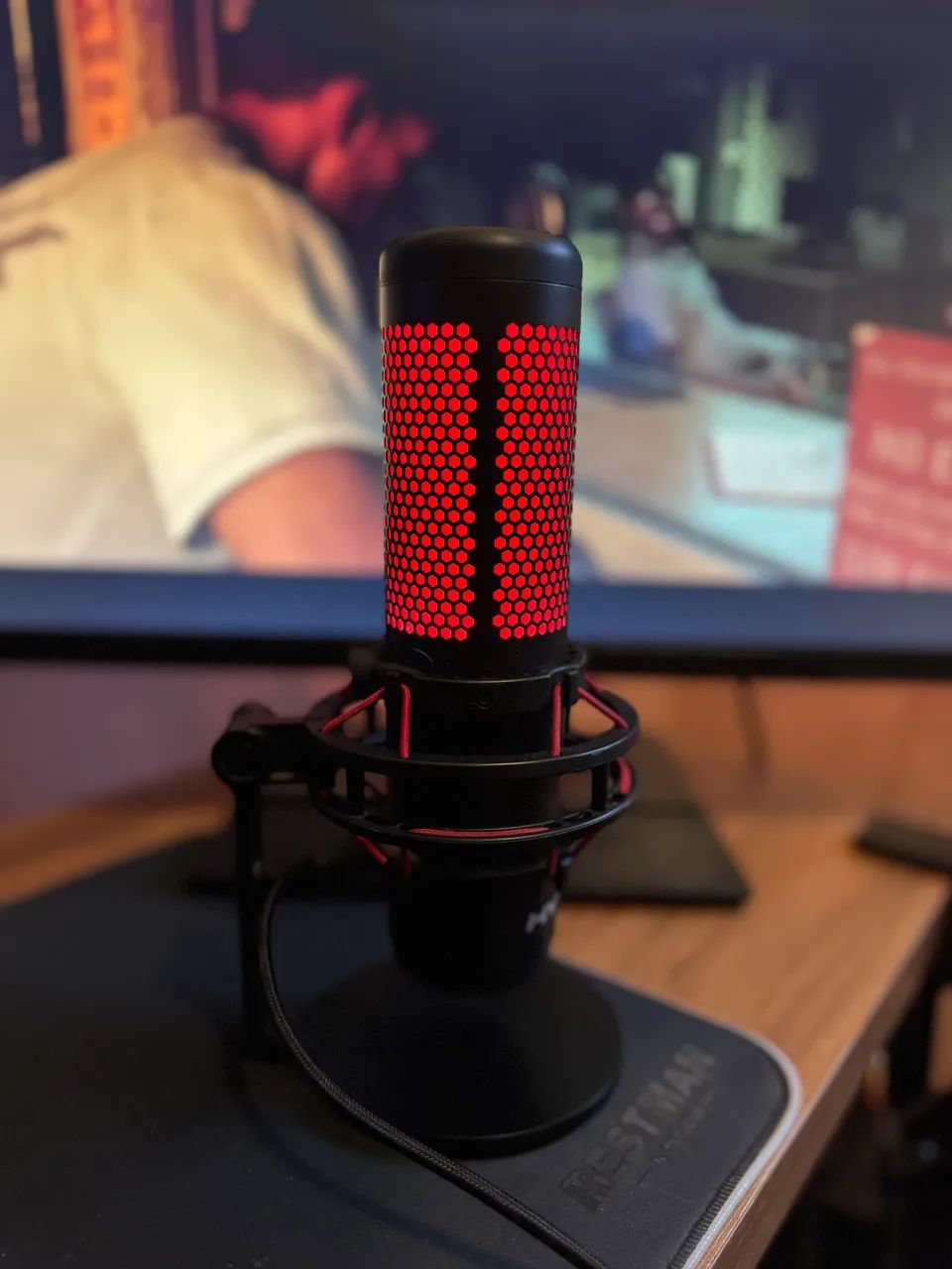 Microfone Gamer HyperX QuadCast USB Condensador 64842077299329121