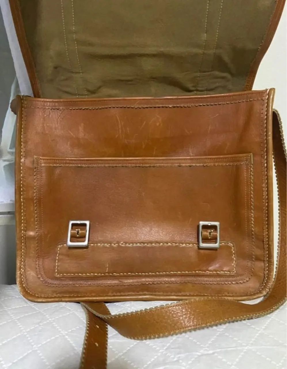 Bolsa de couro para notebook - Foto 6