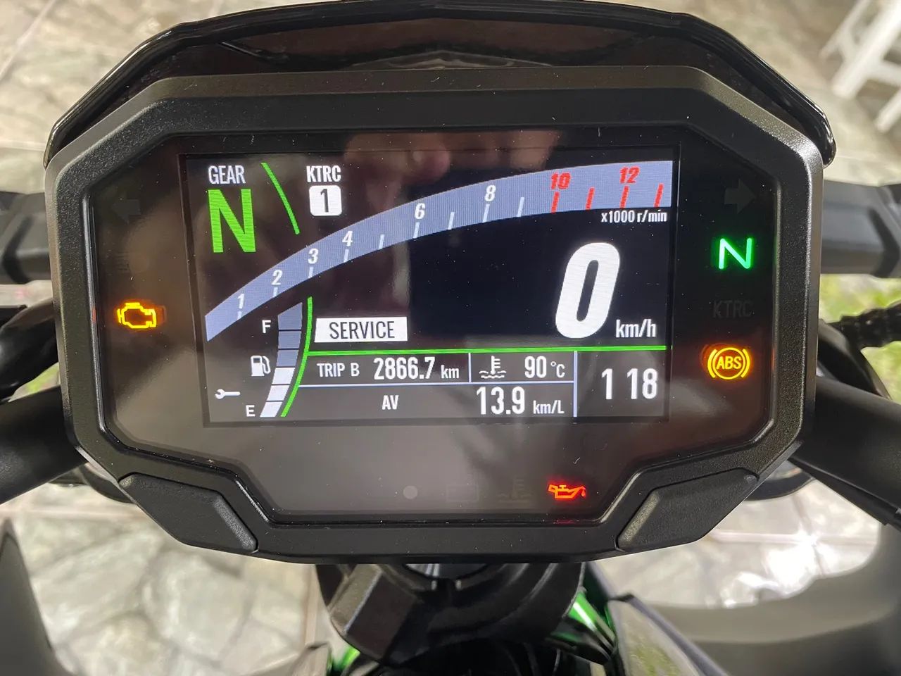 Kawasaki Z650 - 2024 Impecável - Foto 10