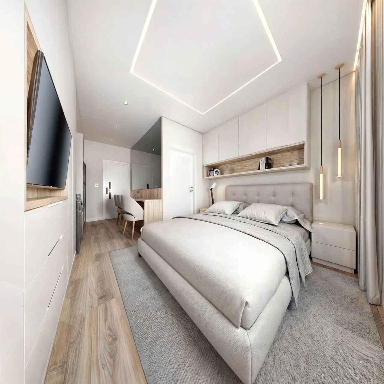 Invesitimento em Studio 17,27m² com vaga, pertinho do Shopping Palladium! - Foto 4