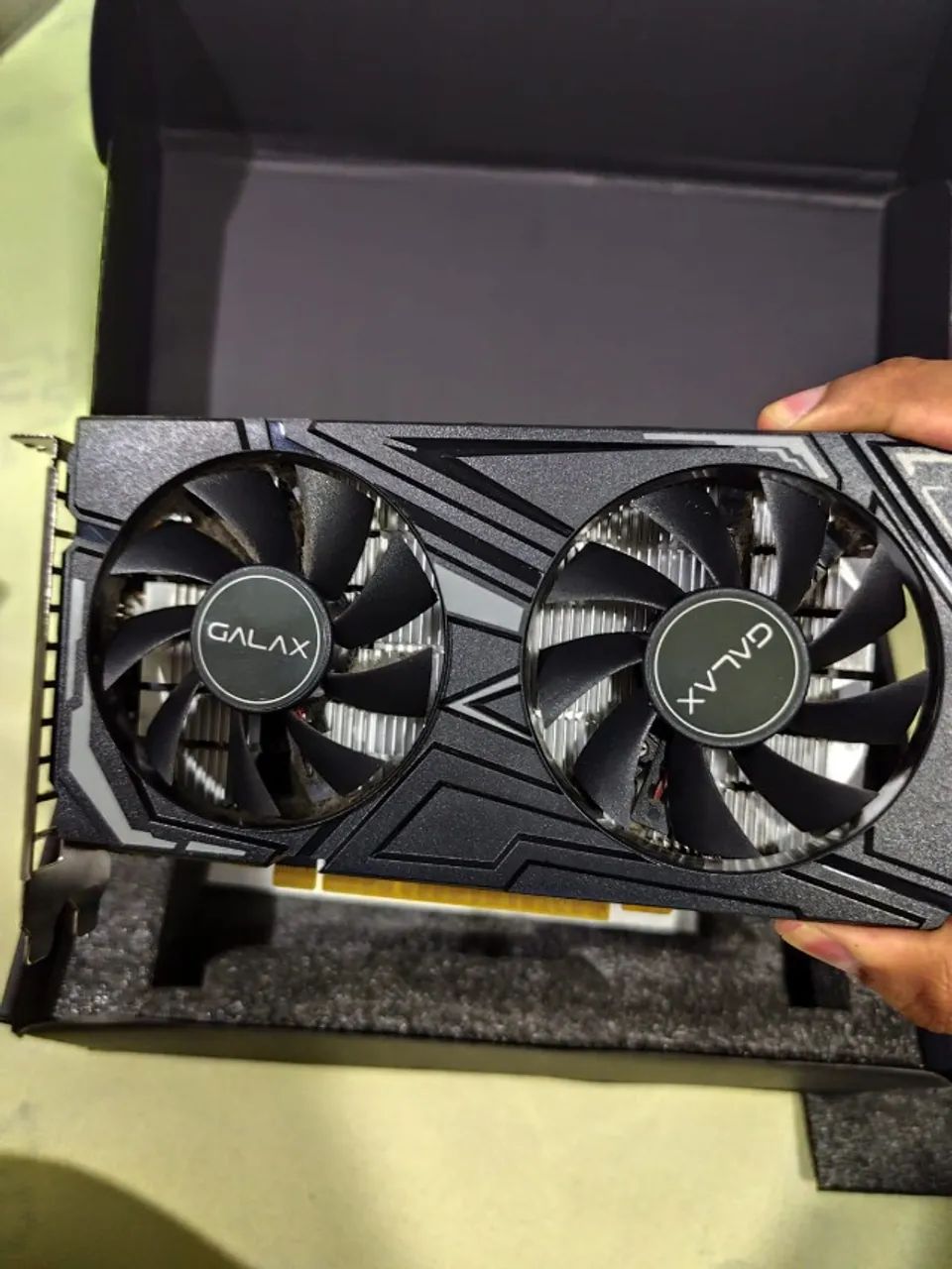 Placa de Vídeo GALAX GeForce GTX 1650 4GB GDDR5 + FONTE fonte bluecase 500w - Foto 3