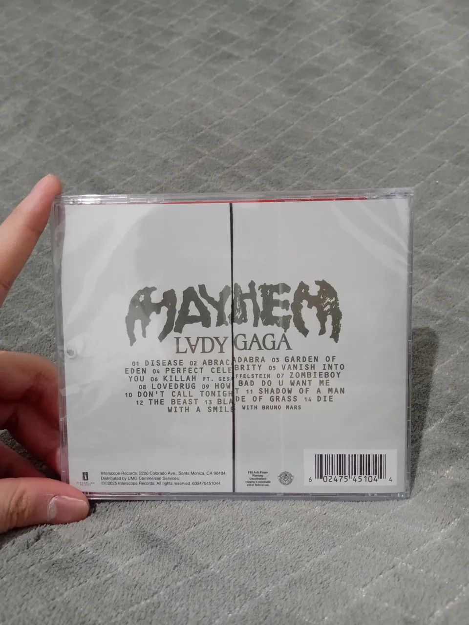 CD Lady Gaga - MAYHEM - Foto 2