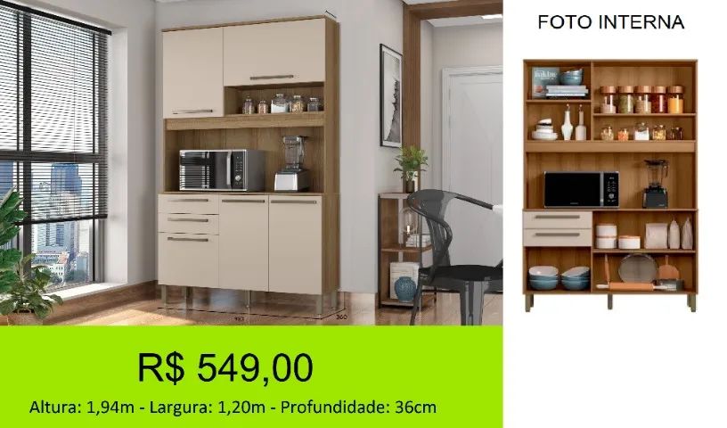 Cozinha compacta mega reforço - Parcelamos sem juros! - Foto 3