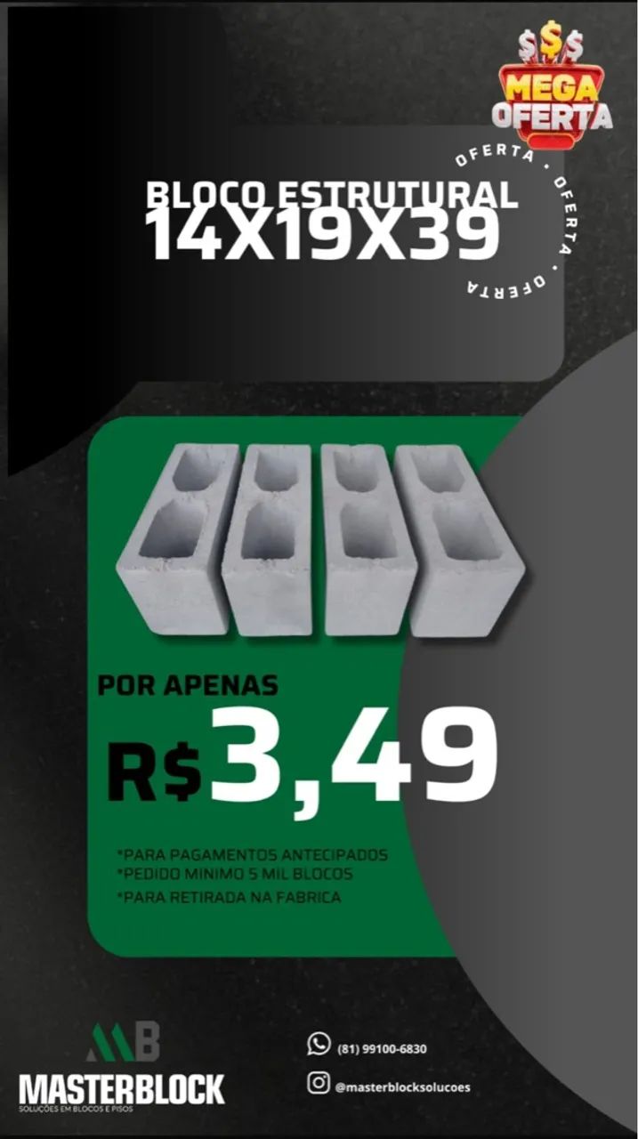 Structural Block 14x19x39 - Mega Deal!64290861840257120