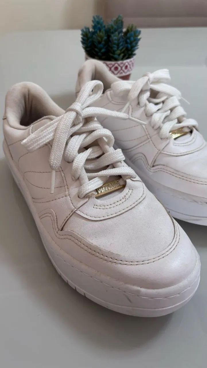 Tênis Branco Casual Vizzano - Foto 3