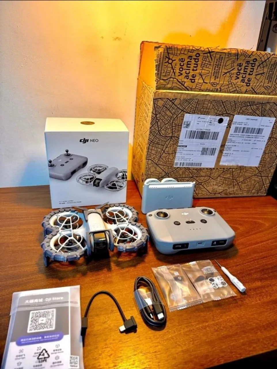Drone DJI NEO - Combo Fly More - Novo na Caixa - ANATEL