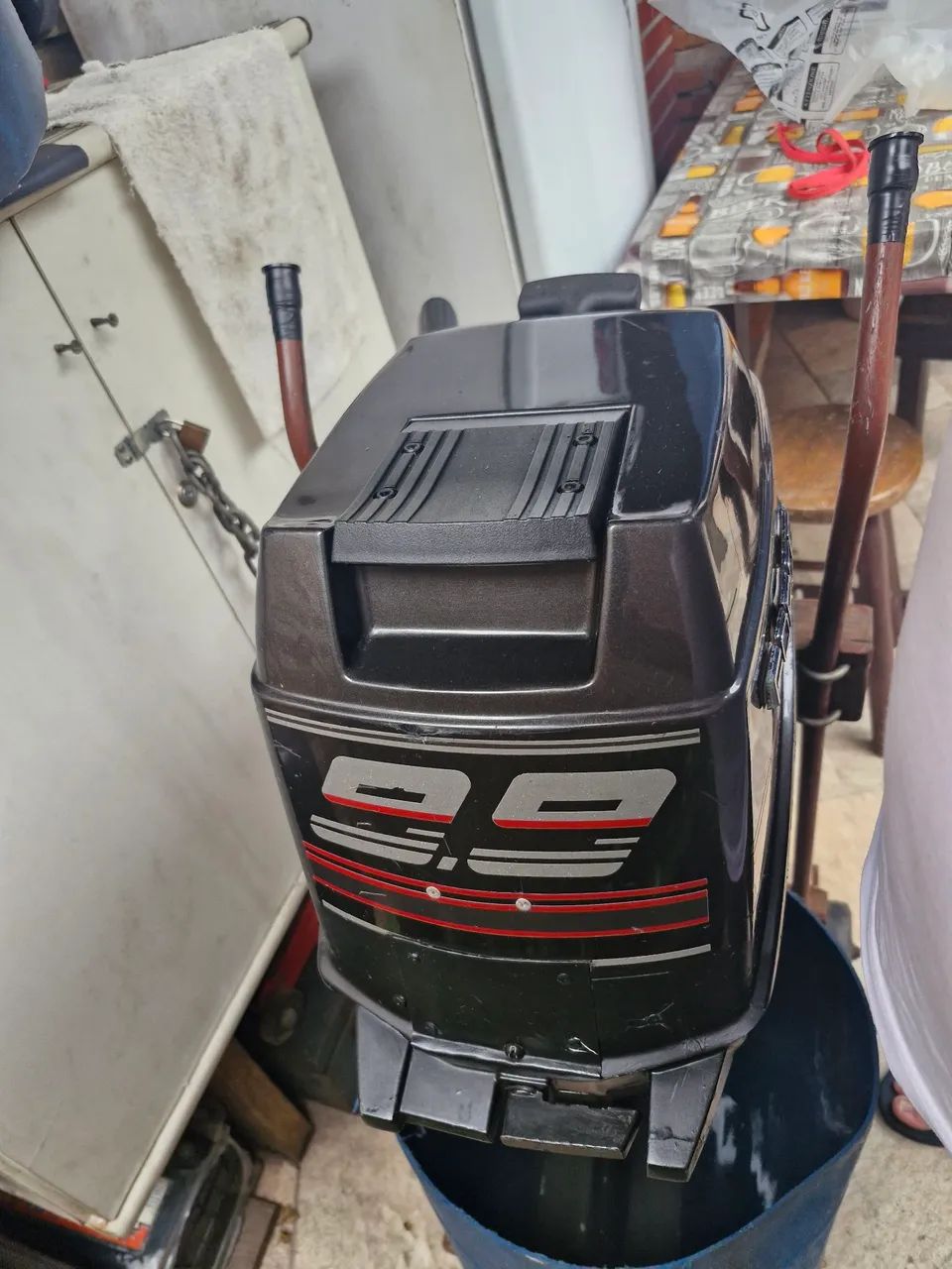 Motor de popa 9.9hp - Foto 2