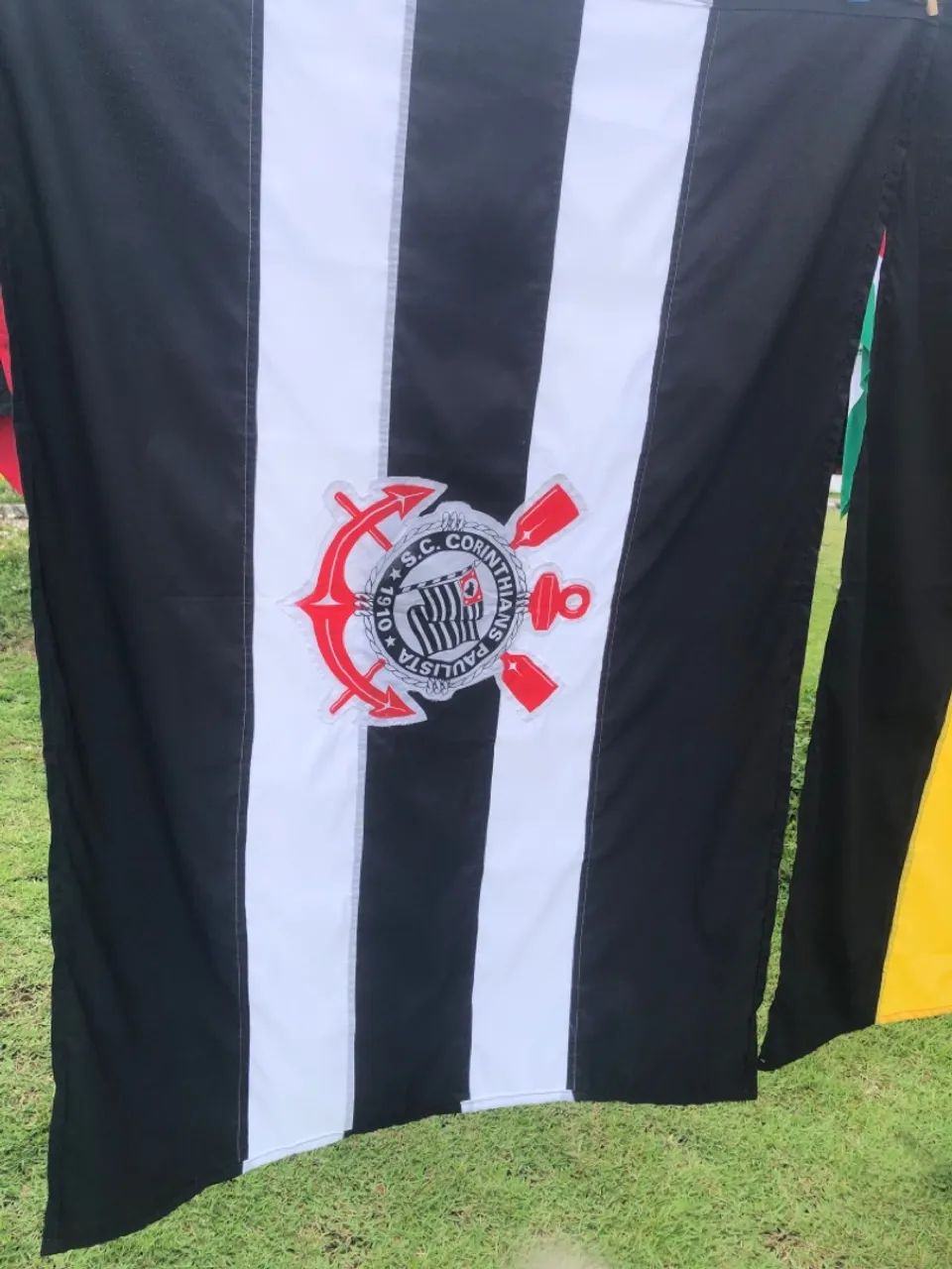 Bandeira do Corinthians e palmeiras 