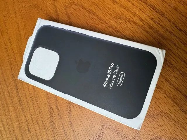 Capa Silicone Apple iPhone 15 Pro com MagSafe - Original - Foto 3